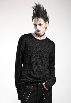 Pull homme post-apocalypse PUNK RAVE 'décadence'