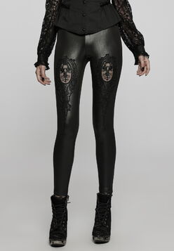 Leggings PUNK RAVE 'mélancolie noire '