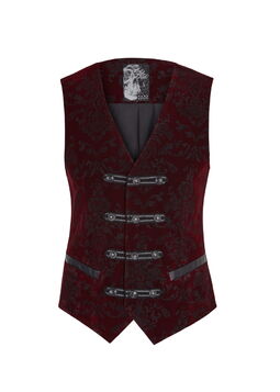 Gilet gothique sans manches PUNK RAVE