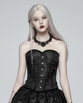 Corset PUNK RAVE 'romantic love'