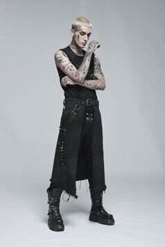 Surjupe homme PUNK RAVE 'Goth Stylish'