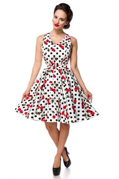 Robe Pin-Up cerises BELSIRA