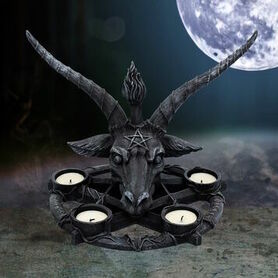 Bougeoir satanique Baphomet NEMESIS NOW