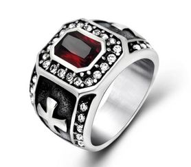 Bague gothique vampire