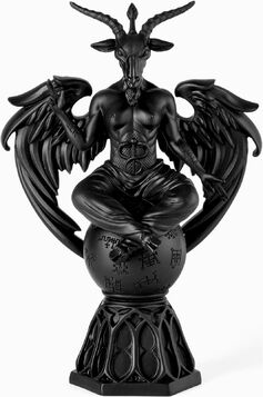 Statuette BAPHOMET en résine