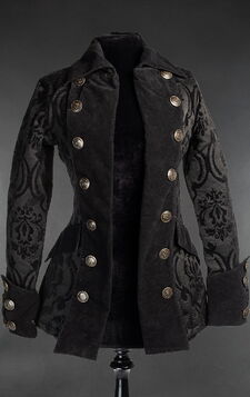 Veste victorienne pirate femme