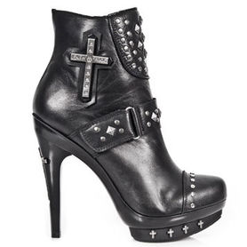 Bottines cuir New Rock M.PUNK063-S1