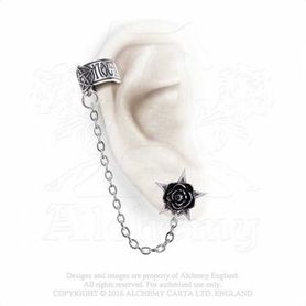 Boucle d'oreille ALCHEMY GOTHIC 'rosa nocta'