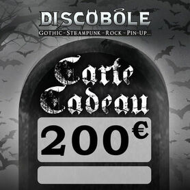 Carte cadeau Discobole de 200€