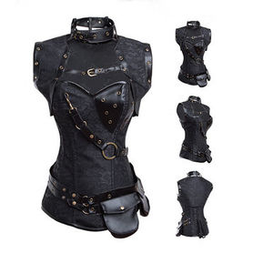 Corset gothique noir et son boléro