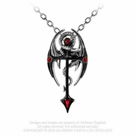 Collier ALCHEMY GOTHIC 'Draconcreuz'