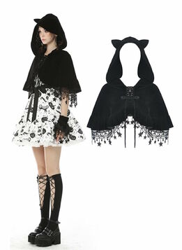 Cape gothique lolita DARK IN LOVE