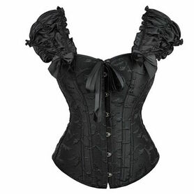 Corset gothique noir