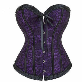 Corset gothique violet