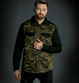 Surchemise homme HYRAW 'Camo Flag'