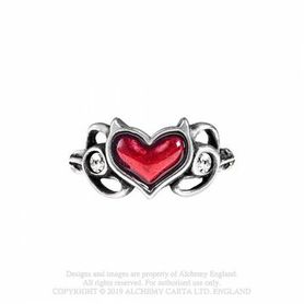 Bague ALCHEMY GOTHIC 'little devil heart'