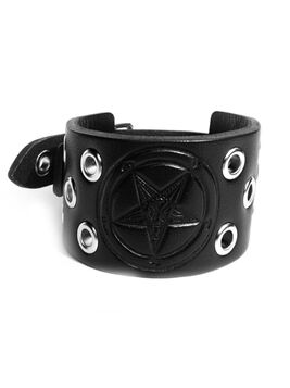 Bracelet cuir BAPHOMET