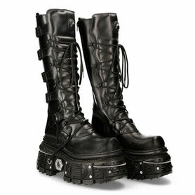 Bottes cuir New Rock M.272-C46