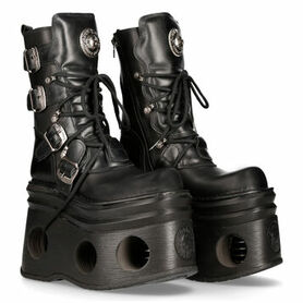 Bottes cuir New Rock M.373-S94