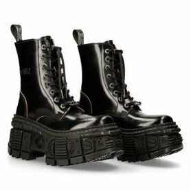 Bottes cuir New Rock M.wall026n-c10