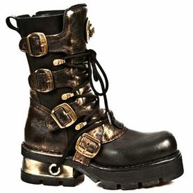 Bottes cuir New Rock M.373-C40