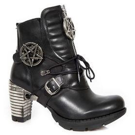 Bottines cuir New Rock M.TR105-C1