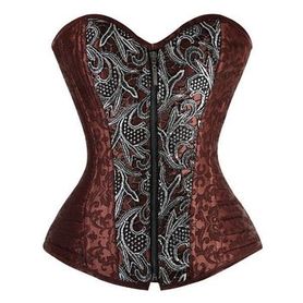 Corset steampunk marron