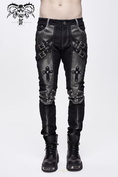 Pantalon DEVIL FASHION 'dark cross'