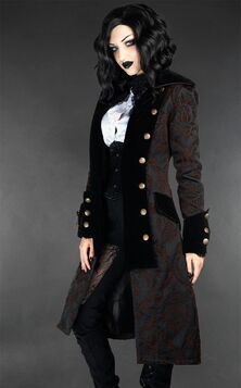 Manteau victorien style pirate