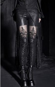 Leggings gothique 'burlesque efira'