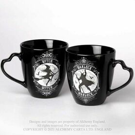 Set de 2 tasses ALCHEMY GOTHIC 'Witch & Warlock'