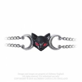 Bracelet ALCHEMY GOTHIC 'worshipping bastet'