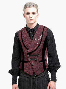 Gilet jacquard DEVIL FASHION 'Baron Vinitharius'