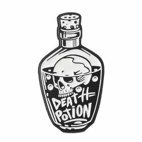 Pin's bouteille poison